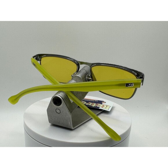 Vintage Y2K Sunglasses NOS 2000s Yellow Lens Dolce & Gabbana 5103 Grey & Yellow main image 6